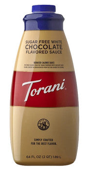 Torani Sauce - WHITE CHOCOLATE SUGAR FREE - 64oz