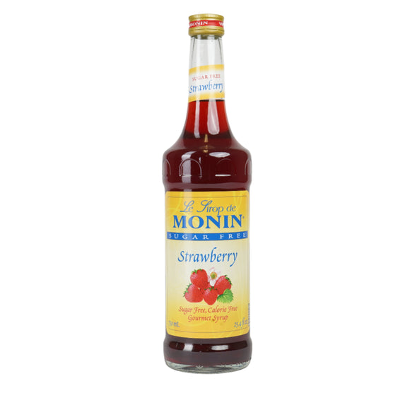 Sugar Free Strawberry - Monin Syrup - 750ml Bottle