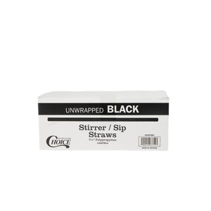 7 1/2" Unwrapped Stirrer/Sip Straw - Choice - 1000/Case