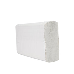 White M-Fold Towel - Lavex - 4000/Case