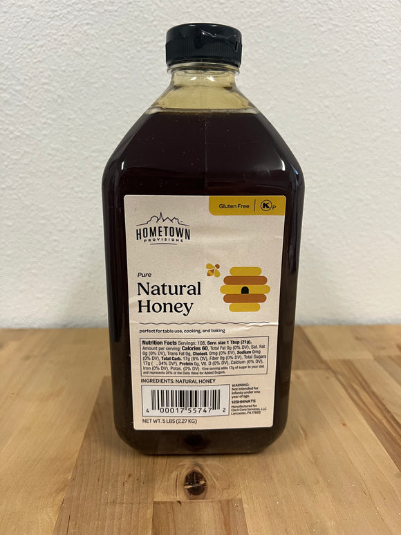 All Natural Honey - Hometown Provisions - 5lb