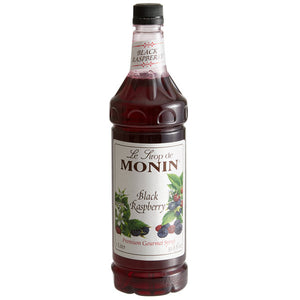Monin Syrup - Black Raspberry 1L Bottle