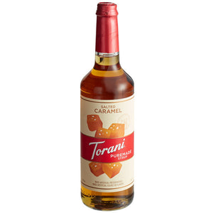 Torani Puremade Salted Caramel Syrup 750ml Bottle