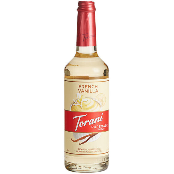 Torani Puremade French Vanilla Syrup 750ml Bottle
