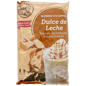 Big Train 3.5 lb. Dulce de Leche Blended Creme Frappe Mix - (Case of 5)