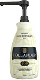 HOLLANDER CHOCOLATE - SWEET GROUND WHITE CHOCOLATE SAUCE (Box of 6)