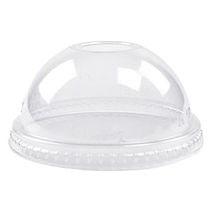 Solo DLR626 Clear Plastic Dome Lid with 1" Hole - 1000/Case