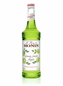 Monin Syrup - Granny Smith Apple 750ml Bottle