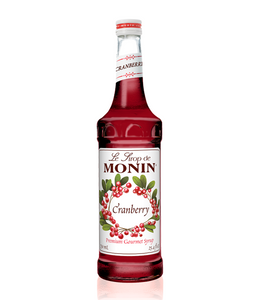 Monin Syrup - Cranberry 750ml Bottle