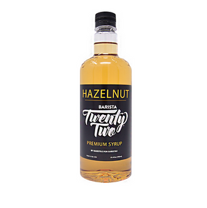 Barista 22 Syrup - HAZELNUT - 750ml Bottle