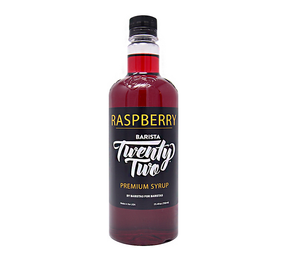 Barista 22 Syrup - RASPBERRY - 750ml Bottle