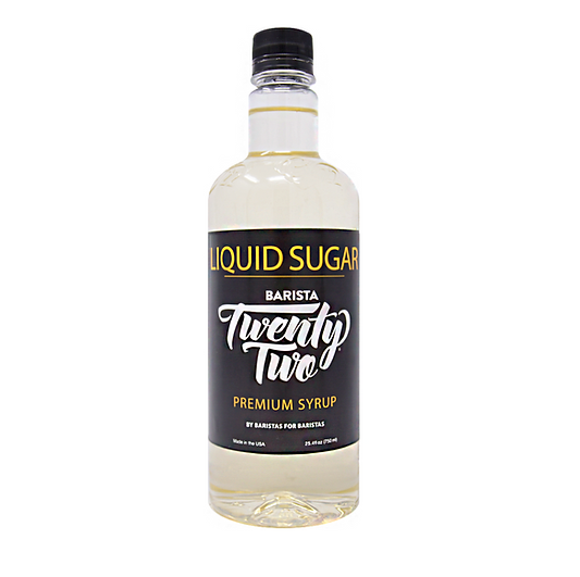 Barista 22 Syrup - LIQUID SUGAR - 750ml Bottle
