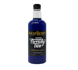 Barista 22 Syrup - BLUE RASPBERRY - 750ml Bottle