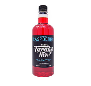 Barista 22 Syrup - SUGAR FREE RASPBERRY - 750ml Bottle