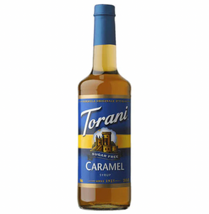Torani Syrup - SUGAR FREE CARAMEL - 750ml Bottle