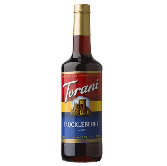 Torani Syrup - HUCKLEBERRY - 750ml Bottle