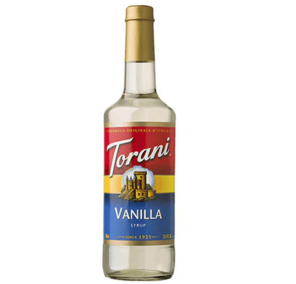 Torani Syrup - VANILLA - 750ml Bottle