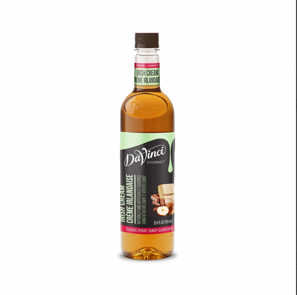 Davinci Syrup - IRISH CREAM - 750ml Bottle