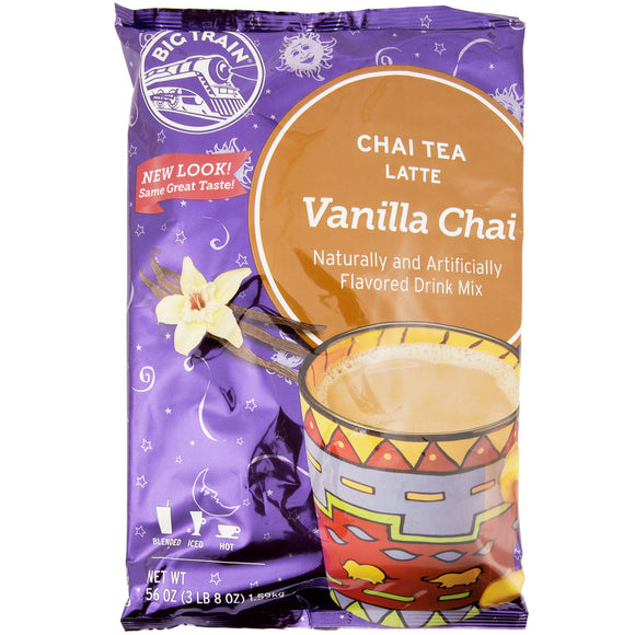 Big Train 3.5 lb. Vanilla Chai Tea Latte Mix - (Case of 4)