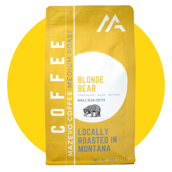 Mazevo Coffee - 12oz Bags Blonde Bear (Brazil) (CASE OF 5)