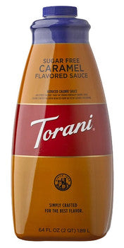 Torani Sauce - CARAMEL SUGAR FREE - 64oz Bottle