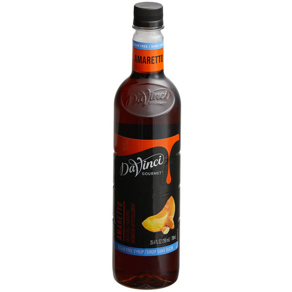 Davinci Syrup - AMARETTO SUGAR FREE - 750ml Bottle