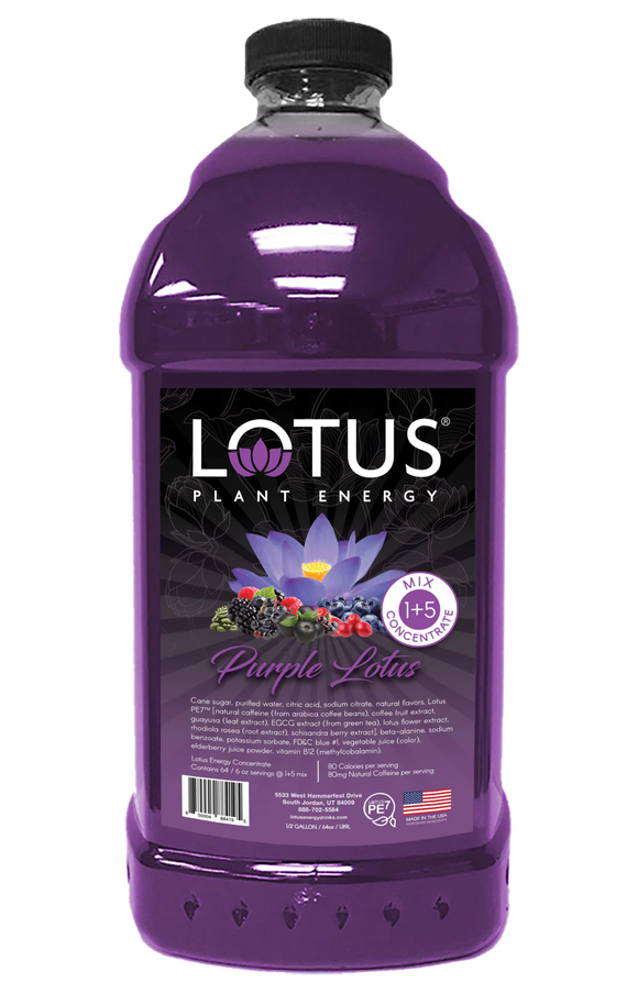 Lotus Energy Concentrate Purple - 64oz Bottle