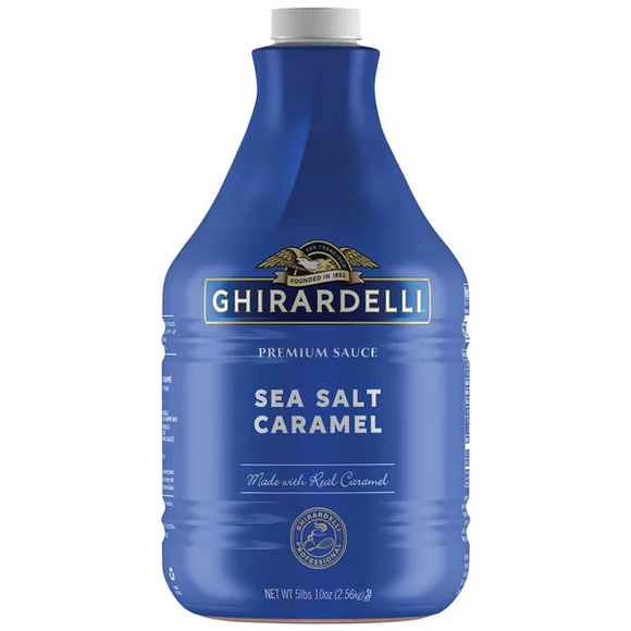 Ghirardelli Sauce - SEA SALT CARAMEL - 64oz Bottle
