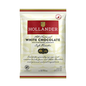 Hollander White Chocolate Cafe Powder - 2.5lb bag