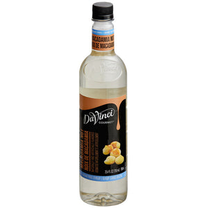 Davinci Syrup - MACADAMIA NUT SUGAR FREE - 750ml Bottle
