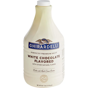 Ghirardelli Sauce - WHITE CHOCOLATE - 64oz Bottle