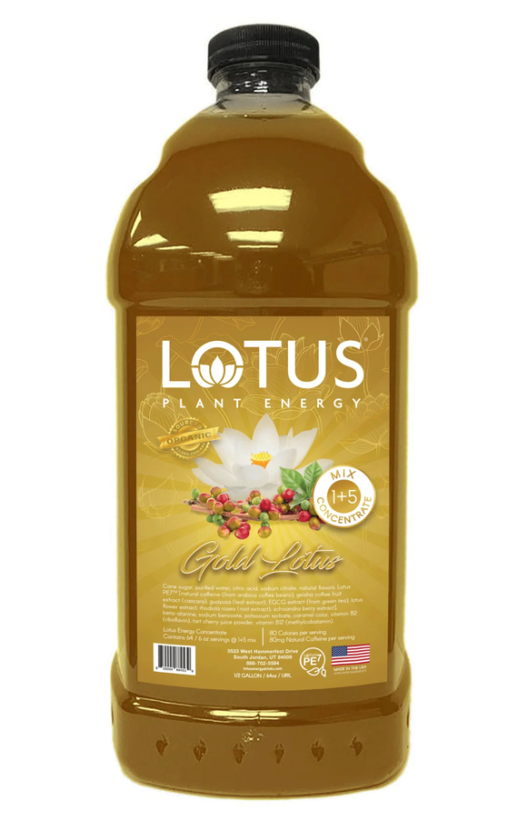 Lotus Energy Concentrate Gold - 64oz Bottle